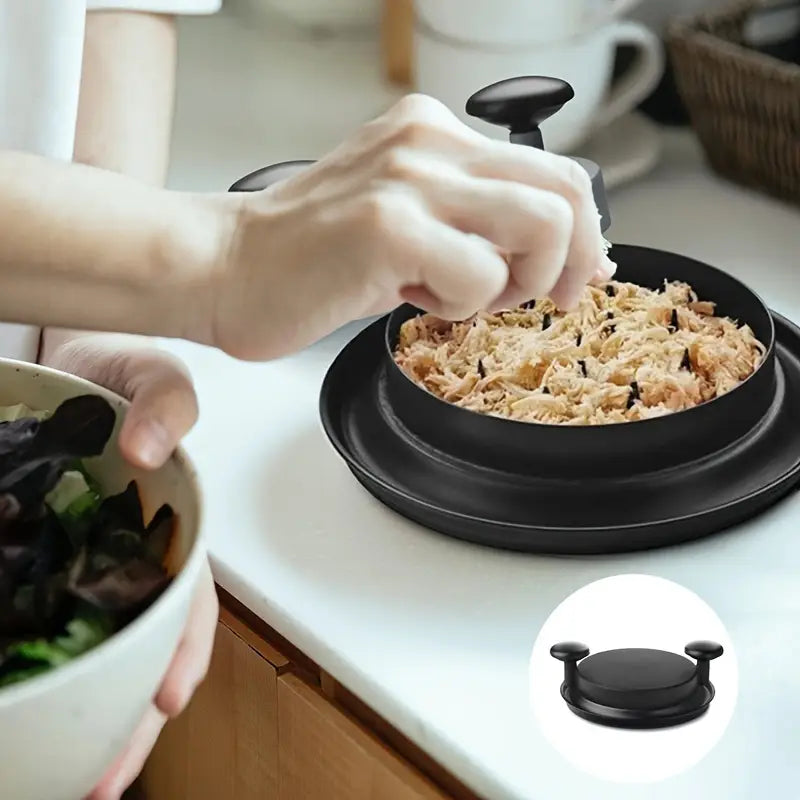 Black Meat & Chicken Shredder – Easy Grip, Anti-Slip Base