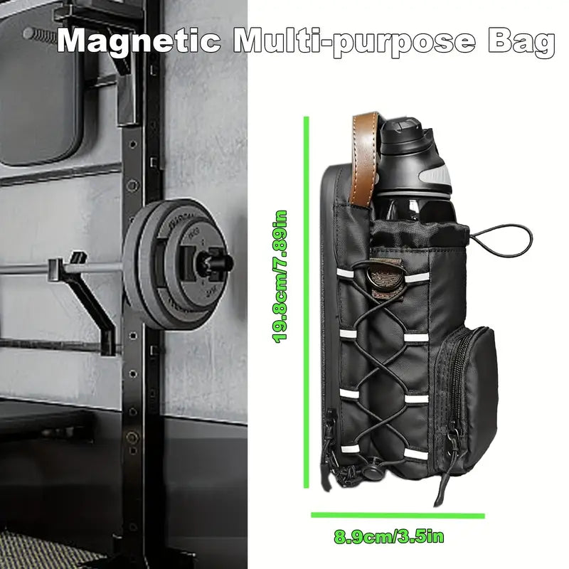 Gym Magnetic Belt Bag with Multi-Pocket Design