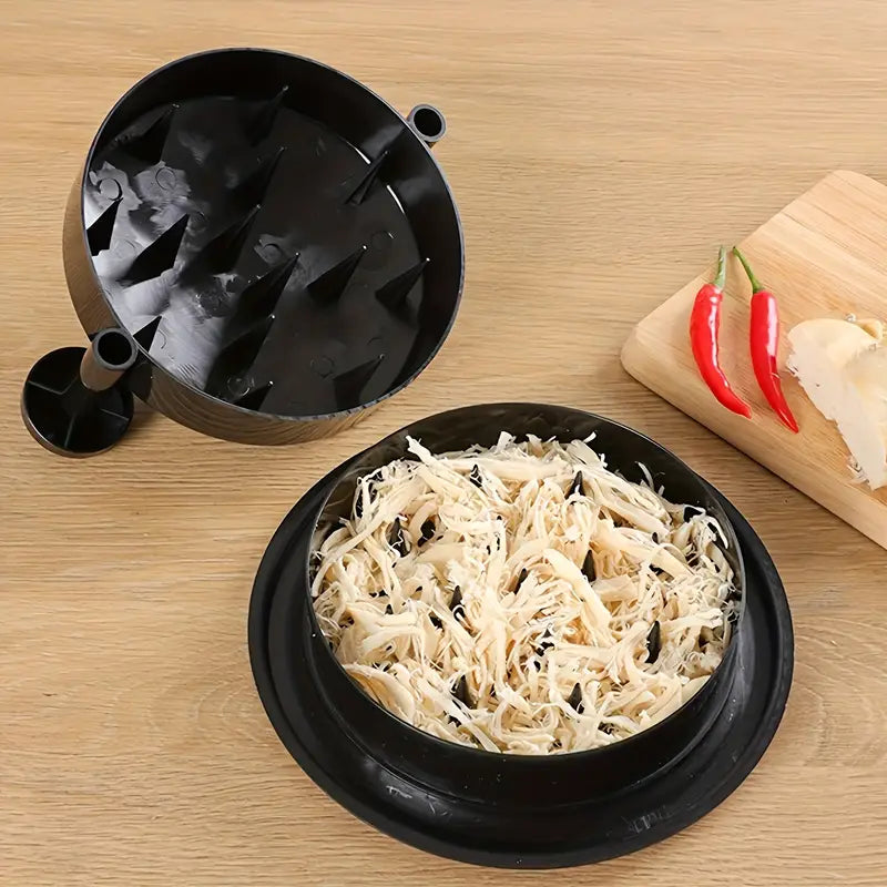 Black Meat & Chicken Shredder – Easy Grip, Anti-Slip Base