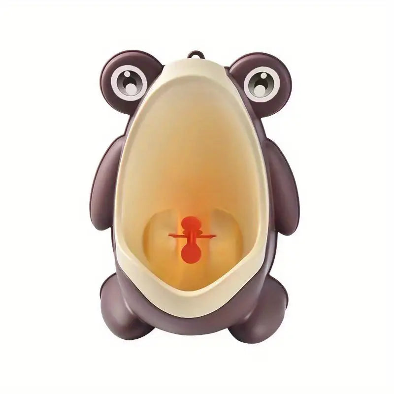 Frog-Shaped Potty Training Urinal with Fun Aiming Target