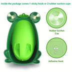 Frog-Shaped Potty Training Urinal with Fun Aiming Target