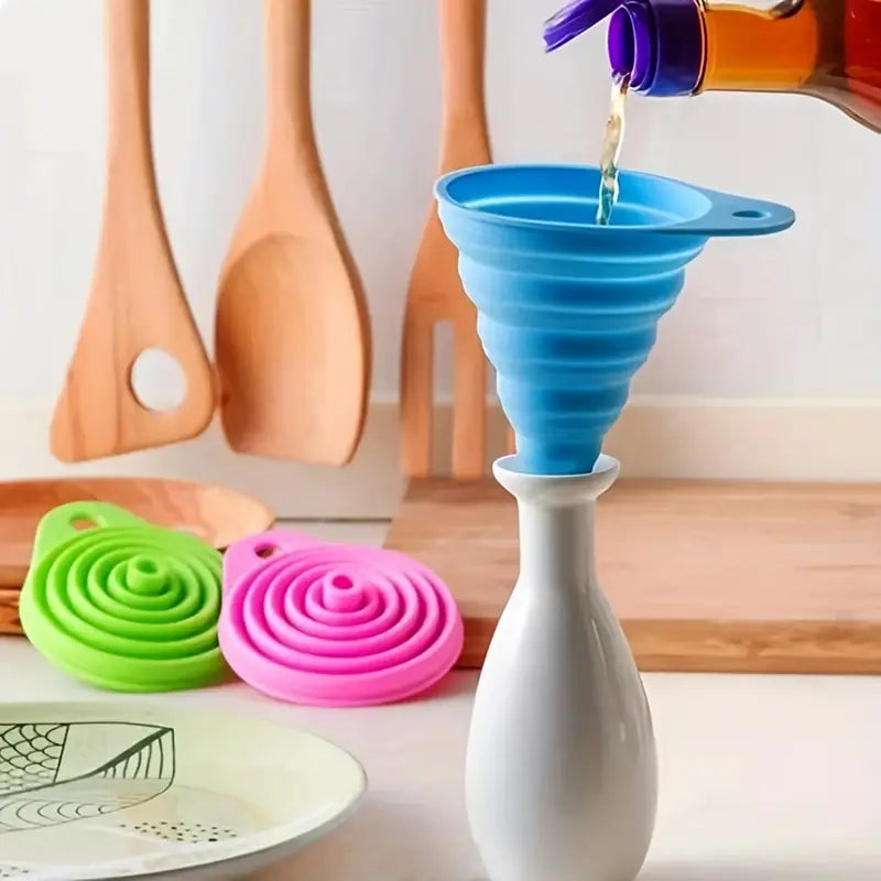 Collapsible Silicone Funnel