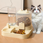 Automatic Pet Feeder & Water Dispenser Set
