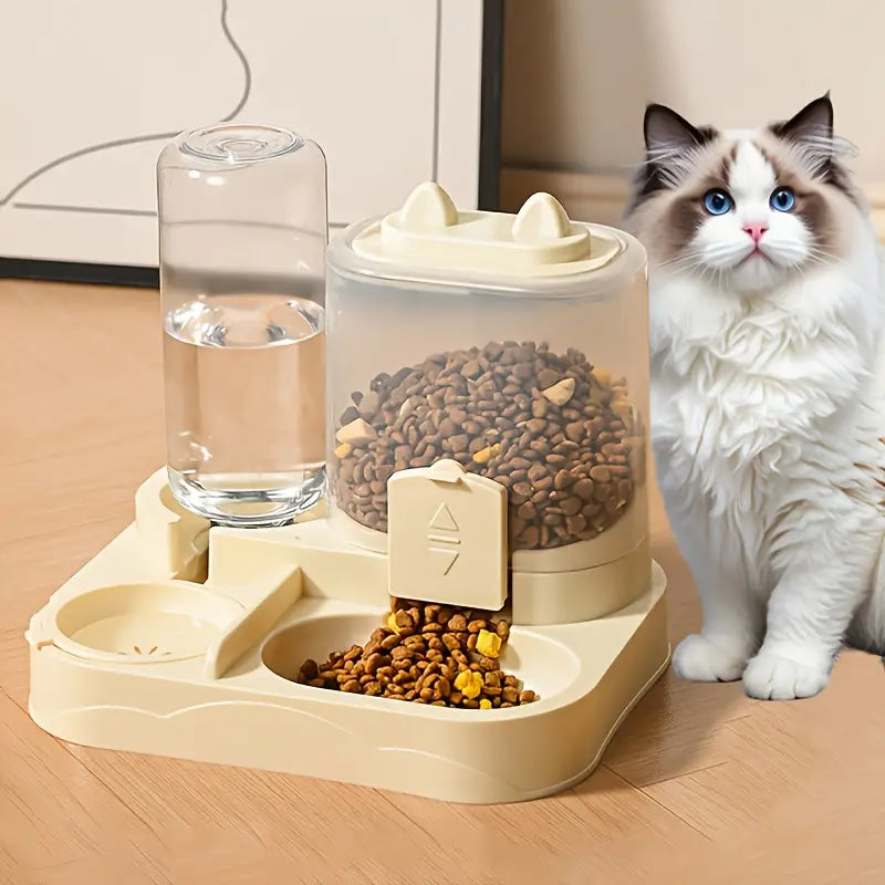 Automatic Pet Feeder & Water Dispenser Set