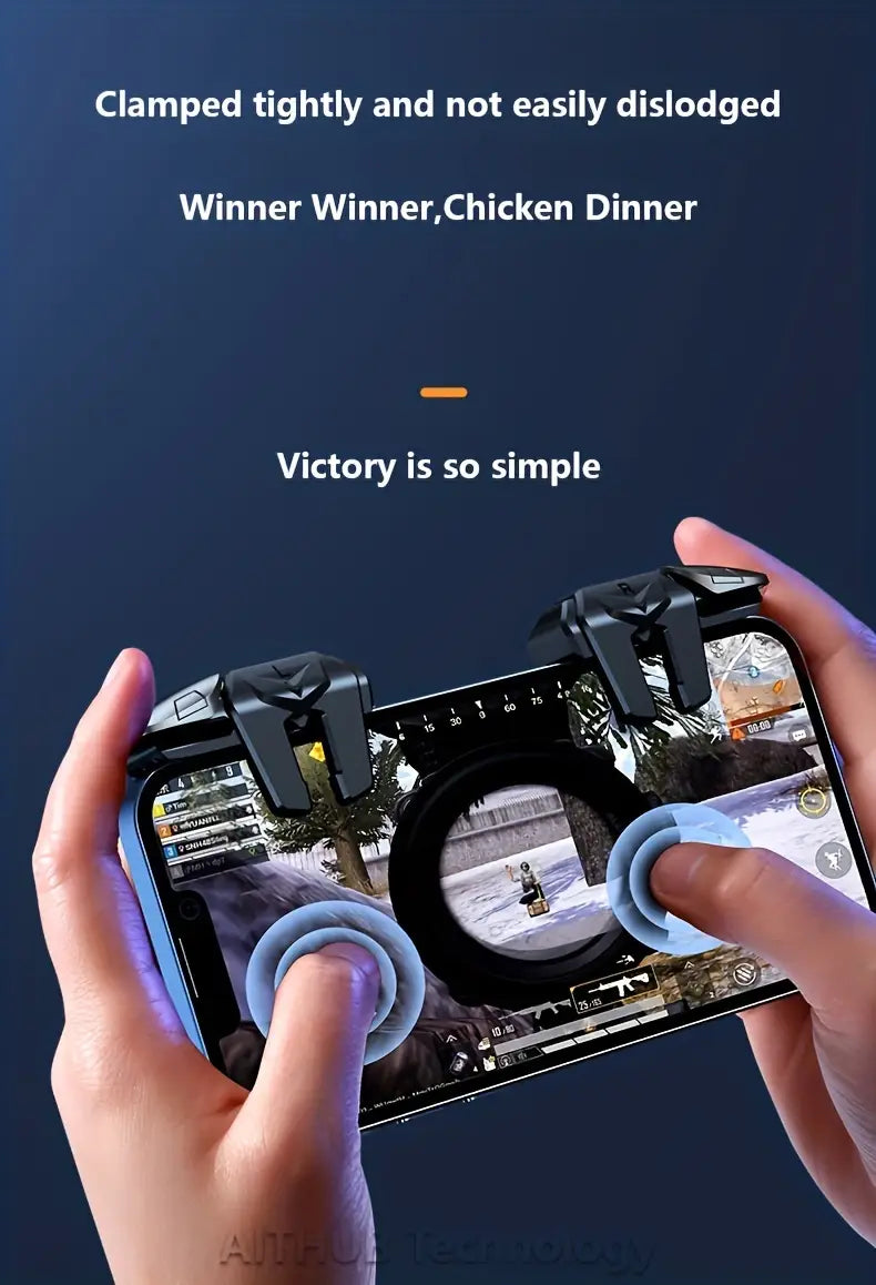 Mobile 6 Finger Gaming Triggers