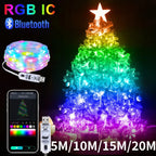 RGBIC Christmas Bluetooth String Lights