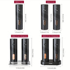 Rechargeable Salt And Pepper Grinder Set