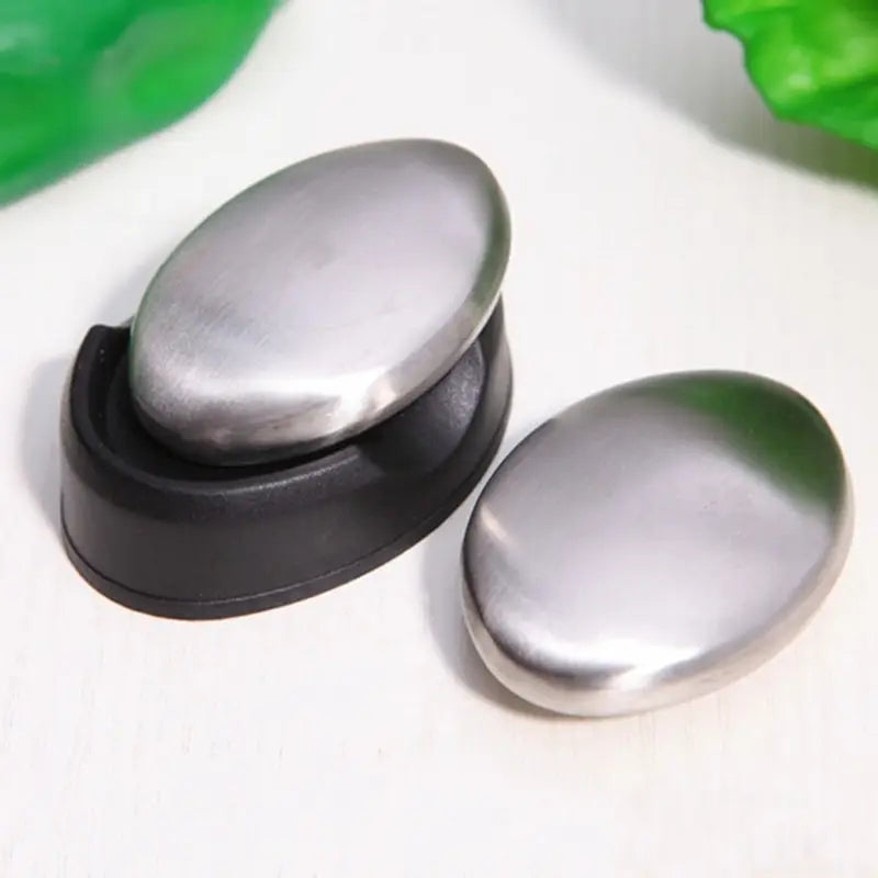 Stainless Steel Soap Bar (Natural Odor Removal)