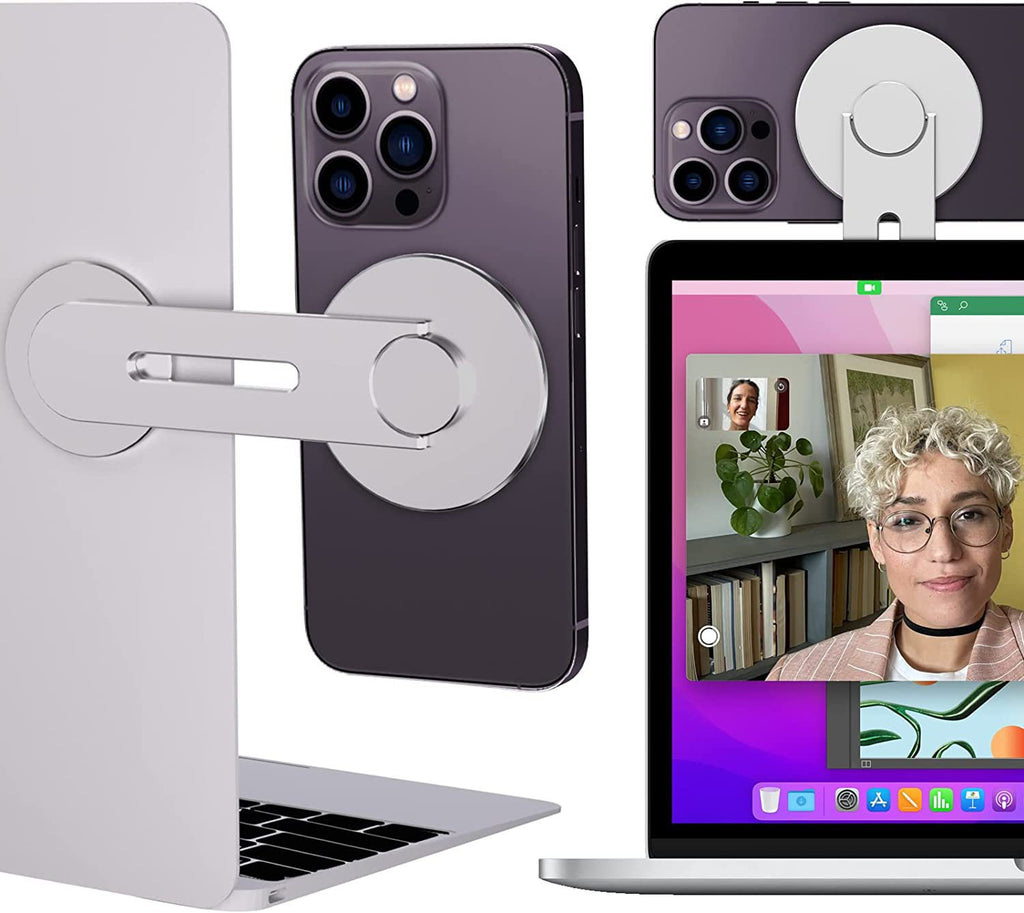 Premium Magnetic Laptop Phone Holder