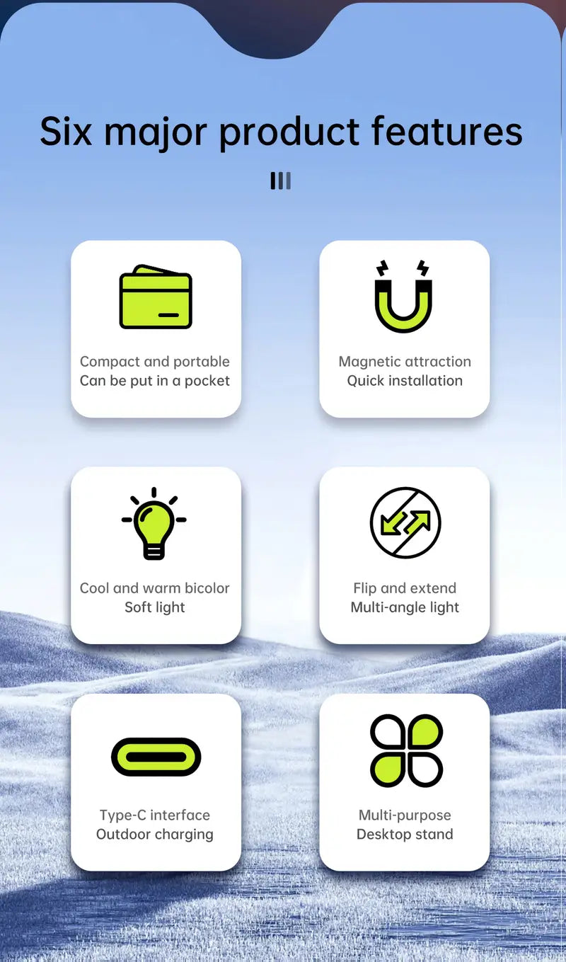 Magnetic Rear Camera Fill Light