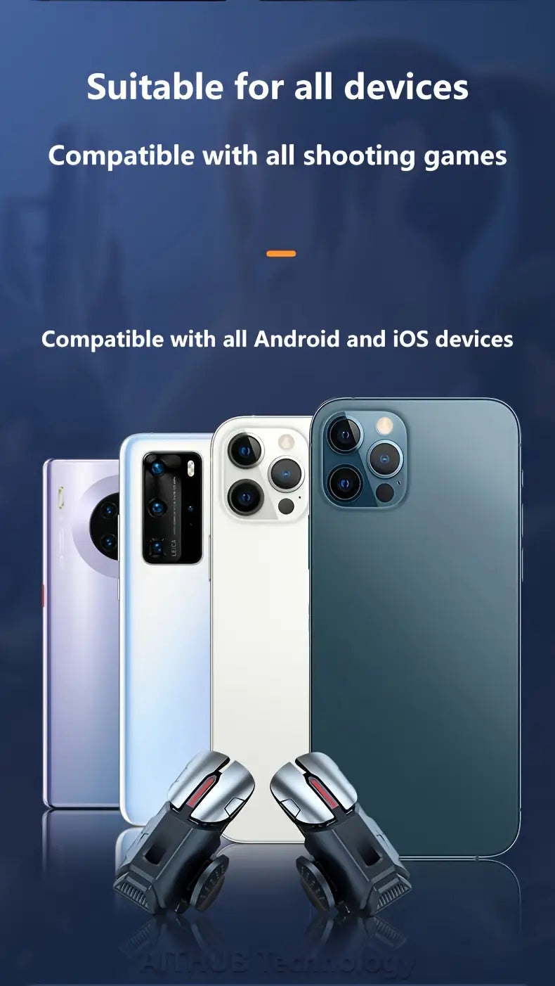 Mobile 6 Finger Gaming Triggers