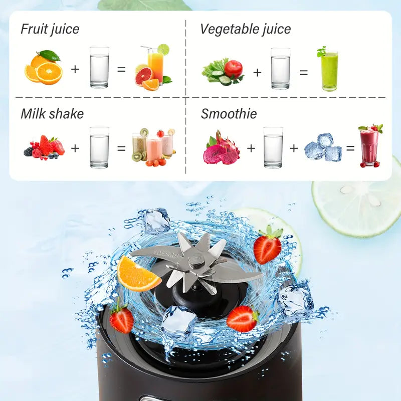 Portable Rechargeable  Blender and Juicer
