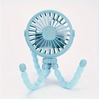 Portable Fan Handheld USB Electric Rechargeable Octopus Fan