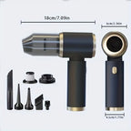 Rechargeable wireless handheld vacuum cleaner with strong suction power.