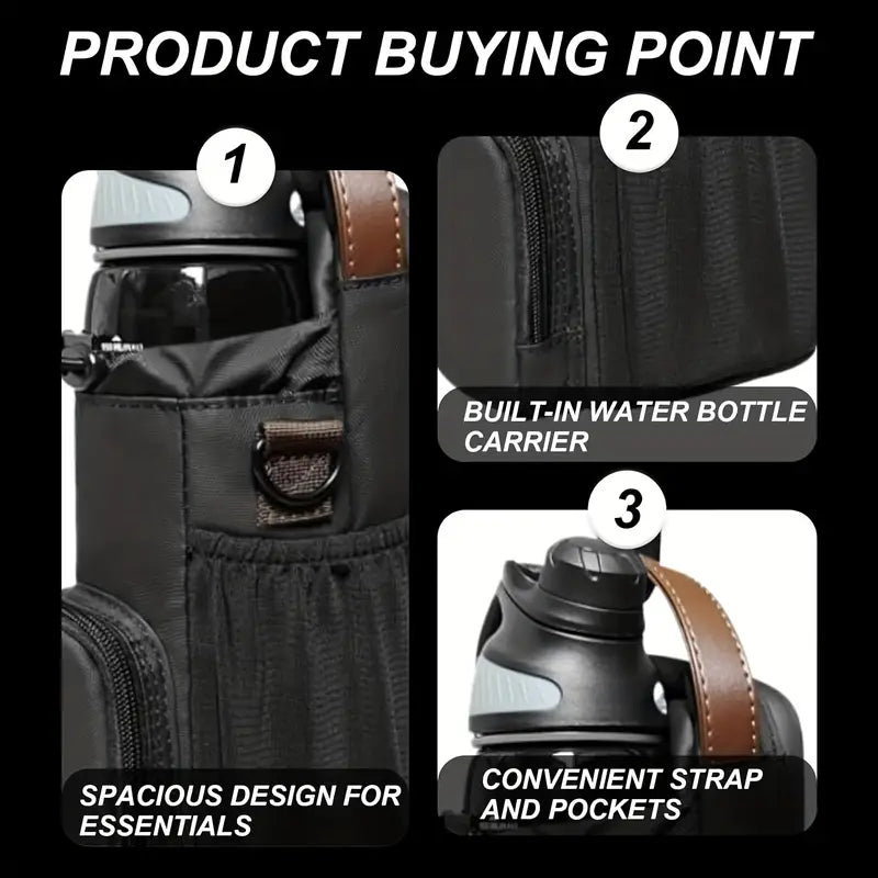 Gym Magnetic Belt Bag with Multi-Pocket Design