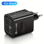 50W 6-Port USB-C Quick Charger – Multi-Device Fast Charging Hub