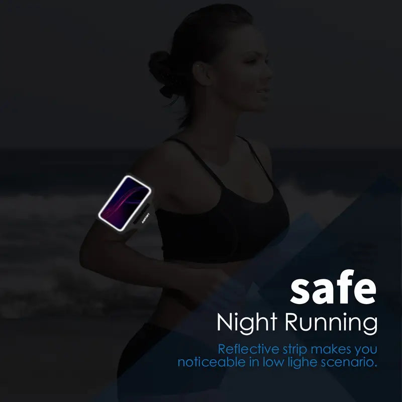 Running Arm Band With Headphone Pouch