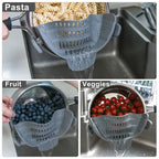 Clip-On Strainer for Pots & Pans
