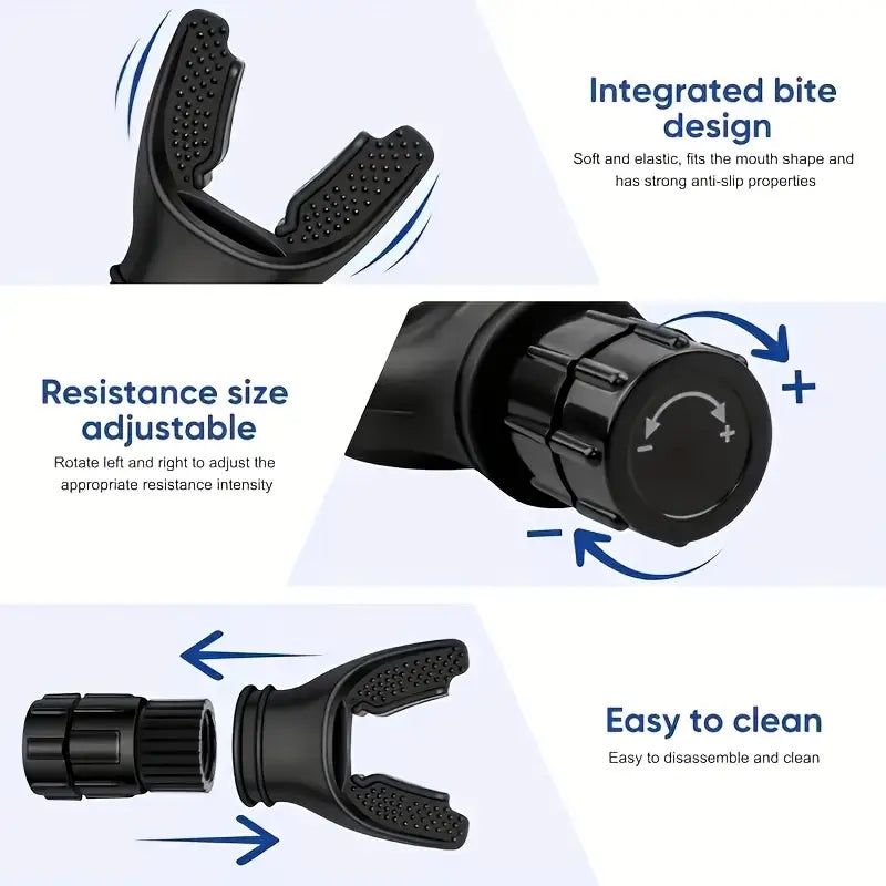 Adjustable Lung Capacity Trainer – Portable Breathing Exerciser