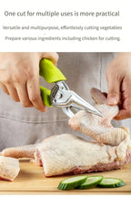 Ambidextrous Stainless Steel Chicken Bone Shears – Heavy-Duty Metal Construction