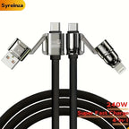 240W MAX 4-in-1 Fast Charge Usb Cable