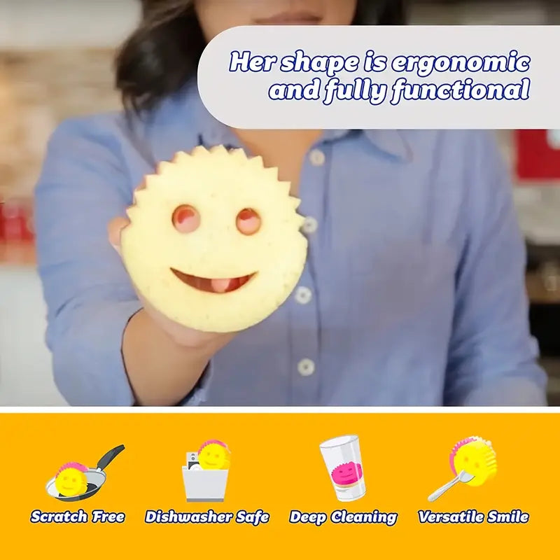 Temperature-Sensitive Scratch-Free Sponge - Random Colors