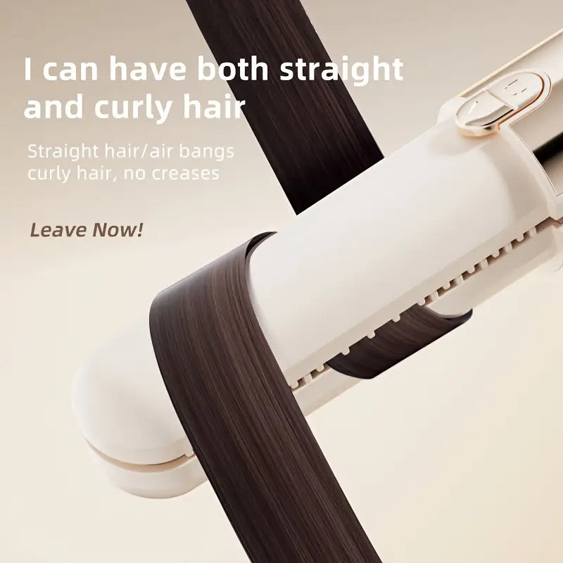 Portable Hair Straightener & Curler Rechargeable