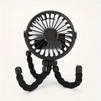 Portable Fan Handheld USB Electric Rechargeable Octopus Fan